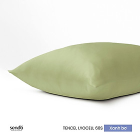 Mua Vỏ gối Lụa Tencel 50x70 45x65 cm Sen Đá Home Bedding cao cấp trơn màu  áo  bao gối nằm 100% Lyocell 60s