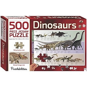 500 Piece Jigsaw Puzzle: Dinosaurs