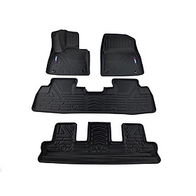 Thảm lót sàn xe ô tô Lexus RX450 HL 7 chỗ 2015 - nay Nhãn hiệu Macsim chất liệu nhựa TPV cao cấp màu đen