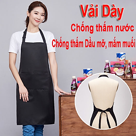 Mua Tạp dề vải Dày  chống thấm Nước  Dầu mỡ  mắm muối...