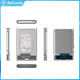 Hộp đựng ổ cứng HDD SSD trong suốt DG 2.5" SATA 2.0/3.0/3.1 USB 3.0 chất lượng cao