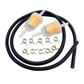 Motorcycle Fuel  Line Fuel Filter 6-8MM 1/4" Pipe Set