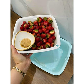 Mua Set Rổ Thau 6 Món 3in 1 Chất liệu nhựa PP cứng và bền bỉ  an toàn và không độc hại.