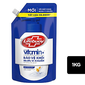 Túi nước rửa tay lifebuoy 1kg sạch khuẩn dưỡng ẩm