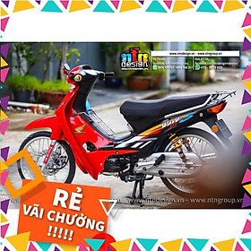 Tem Rời Wave Nhỏ Mẫu 110 Đỏ Đen
