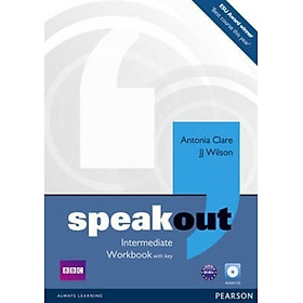 Sách - Speakout Intermediate Workbook with Key and Audio CD Pack by Antonia Clare (UK edition, paperback)