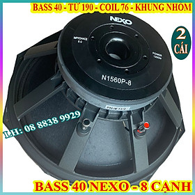 Mua CẶP BASS 40 NEXO TỪ 190 COIL 76 HÀNG NHẬP CAO CẤP - GIÁ 2 LOA