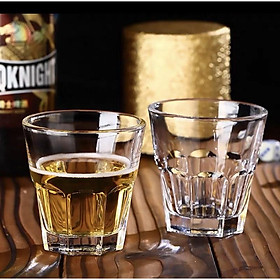 Mua bộ 6 cốc thủy tinh 8 góc lùn cao cấp