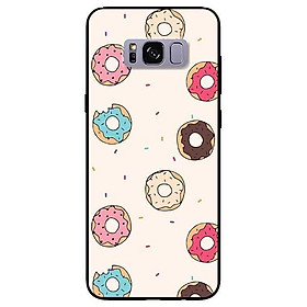 Ốp lưng dành cho Samsung S8 - S8 Plus - S9 Plus mẫu Họa Tiết Bánh Donut