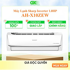 X10ZEW - Máy lạnh Sharp Inverter 1 HP AH-X10ZEW - Hàng chính hãng - Giao HCM