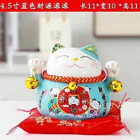 Mua Mèo thần tài may mắn Maneki Neko 10cm (Hũ tiết kiệm)