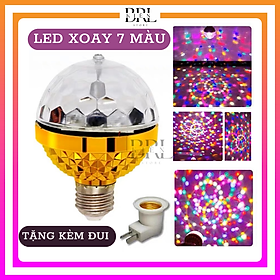 Đèn LED Tự Xoay 360 Độ, Đèn LED Trang Trí Bar, Nhà Cửa - Màu Sắc Sinh Động Với Hiệu Ứng Xoay