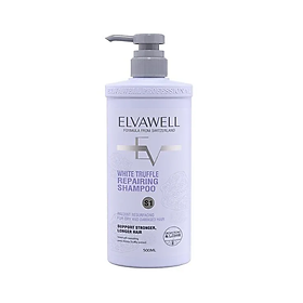 Dầu Gội Elvawell màu tím phục hồi suôn mượt size bé 500ml
