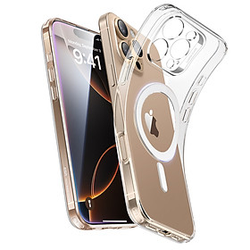 Ốp Lưng cho iPhone 16 Pro / iPhone 16 Pro Max ESR Zero Clear Case HaloLock - Hàng Chính Hãng