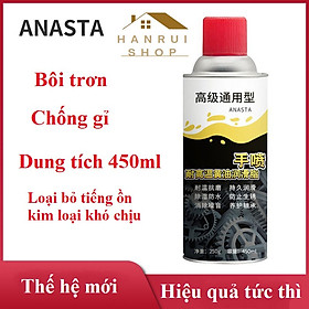 Mua Mỡ Bôi Trơn Chống Gỉ Dạn Chai Xịt ANASTA 450ml công nghê Đức