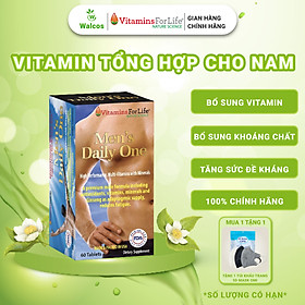 Vitamin Tổng Hợp Cho Nam Giới Men's Daily One Vitamins For Life Giúp Nâng Cao Thể Lực (Hộp 60 Viên)