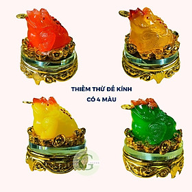 Mua Cóc Ngậm Tiền  Thiềm Thừ Phong Thủy Tài Lộc đế kính xoay 360