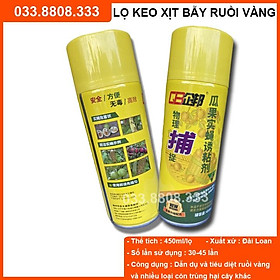 Mua COMBO 2 BÌNH XỊT BẪY RUỒI VÀNG  CÔN TRÙNG 450ml- HIỆU QUẢ NHANH