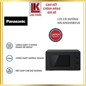 Mua Lò vi sóng có nướng Panasonic NN-GM34NBYUE  Dung tích 24L  Công suất 1000W  Hẹn giờ - Hàng chính hãng - Bảo hành chính hãng 12 tháng  Chất lượng Nhật Bản