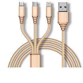 Mua Cáp sạc điện thoại 3 trong 1 Classic - Dài 1m - L138