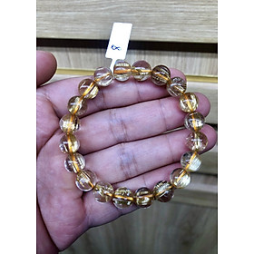 Vòng Tay Đá Thạch Anh Tóc Vàng - BATVV008-9.5mm