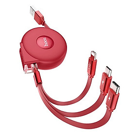 Mua Cáp sạc Hoco dòng điện 2A (Micro  Lightning  Type-C) cấu trúc linh hoạt cùng hiệu quả sạc ổn định ( 2 màu) - Hàng chính hãng