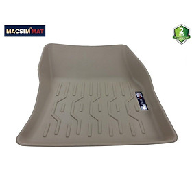 Thảm lót sàn xe ô tô Toyota Cross Nhãn hiệu Macsim chất liệu nhựa TPV cao cấp màu be (170)