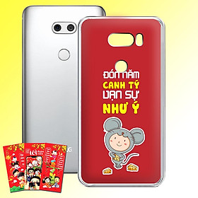 Ốp lưng điện thoại LG V30 - 01253 7973 HPNY 21 - Tặng bao lì xì Phát Tài Phát Lộc - Silicon dẻo - Hàng Chính Hãng