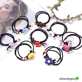 Chun buộc tóc hoạt hình 3 vòng dây Hàn Quốc