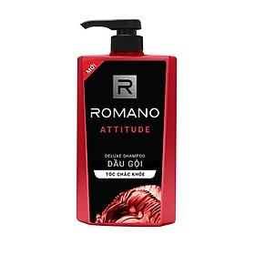 Combo Dầu gội nước hoa cho nam Romano Attitude 650gr & Xịt khử mùi toàn thân Attitude 150ml