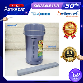 Mua Hộp Cơm Giữ Nhiệt Zojirushi ZOCM-SL-NC09-AA - 3 Ngăn - 840Ml