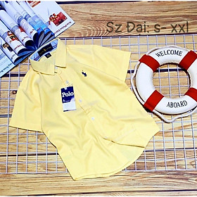 Áo sơ mi ngắn tay cho bé trai phối đồ đẹp phong cách Hàn Quốc size 30-55kg chất kate mềm mịn mát