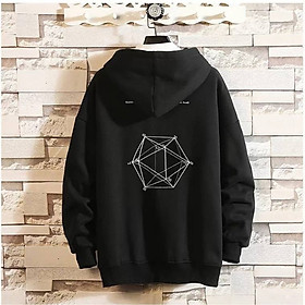 Áo Hoodie Nỉ Bông Unisex Streetwear Lục Lăng ( unisex nam nữ đều mặc được)