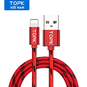 Mua  HÀNG CHÍNH HÃNG  Cáp sạc nhanh TOPK AN09 USB- Type C Đồng Bộ Hóa Dữ Liệu Bện Nylon Dành Cho Samsung S10 Huawei P20 Xiaomi 10 ...- Phân phối bởi TOPK VIỆT NAM