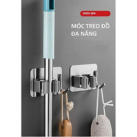 Mua MÓC TREO CHỔI MÓC KẸP CHỔI KÈM 1  INOX304