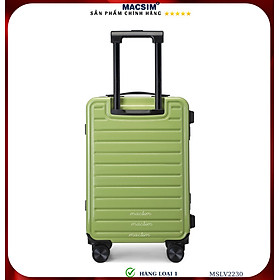 Vali cao cấp Macsim SMLV2230 cỡ 20 inch màu xanh (green)- Hàng loại 1