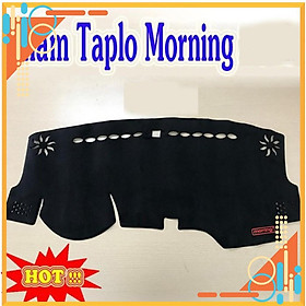 Morning,Thảm taplo lông cừu xe Kia Morning 2008-2019