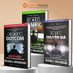 Combo 3 cuốn: Traffic Secrets - Bí Mật Traffic + Bí Mật Dotcom + Bí mật chuyên gia - Thiên Minh Book