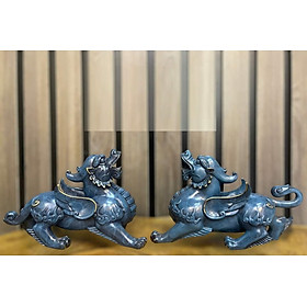 Mua SIZE LỚN CẶP TỲ HƯU ĐỒNG XANH CAO CẤP - Trấn Trạch  Cầu Tài Lộc  May Mắn