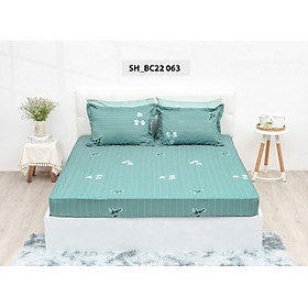 Bộ ga chun chần 120x190 Sông Hồng chất cotton