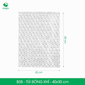 Mua B3B - 40x30 cm - 100 Túi bóng khí chống sốc đóng hàng - Túi gói hàng  bọc chống sốc  xốp chống sốc