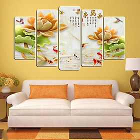 Tranh Treo Phòng Khách |3D Hiện Đại |Mẫu 7