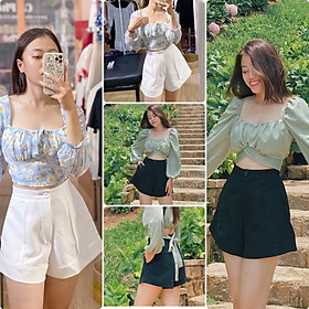 Quần shorts vải ống rộng Vian Shorts