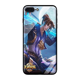 Ốp lưng kính cường lực cho iPhone 7 Plus Anime Chàng Trai Kiếm Xanh - Hàng chính hãng