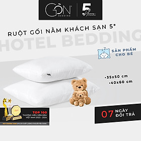 Ruột Gối Nằm Em Bé Gòn Bedding Gòn Lông Vũ 40x60 cm | 35x50 cm Chuẩn Khách Sạn 4-5* (size nhỏ, siêu êm cho bé)