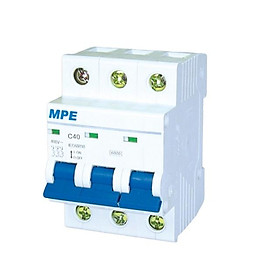 Mua APTOMAT TỰ ĐỘNG 3P-10A/16A/20A/25A/32A/40A/50A/63A ICU 6KA / 4.5KA CAO CẤP MPE (MP6-C3)