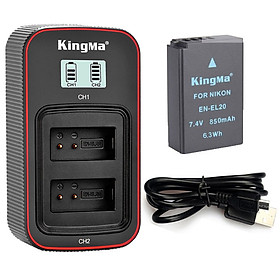Mua Pin sạc Kingma Ver 3 cho Nikon EN-EL20 (Sạc Type C siêu nhanh)  Hàng chính hãng