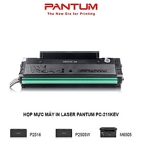Mua Hộp mực máy in Laser đen trắng PANTUM PC-211KEV  dùng cho máy P2516  P2505W  M6505 (Hàng chính hãng)