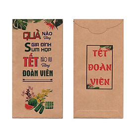 Xấp Bao Lì Xì Tết đoàn viên (10 Cái / Xấp)