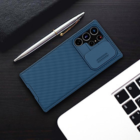 Ốp lưng chống sốc cho Samsung Galaxy S24 Ultra Camshield Pro nắp đậy bảo vệ Camera - Hàng nhập khẩu